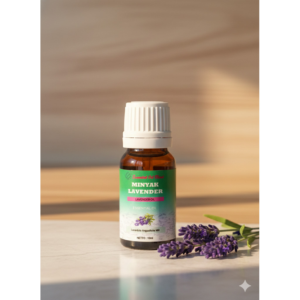10ml Minyak Lavender Essential Oil - Minyak Esensial Lavender Aromaterapi Penenang