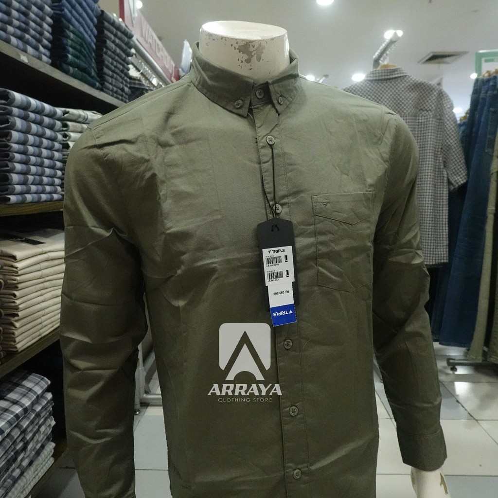 TRIPLE JEANS Kemeja Long Sleeve LS.545 1225