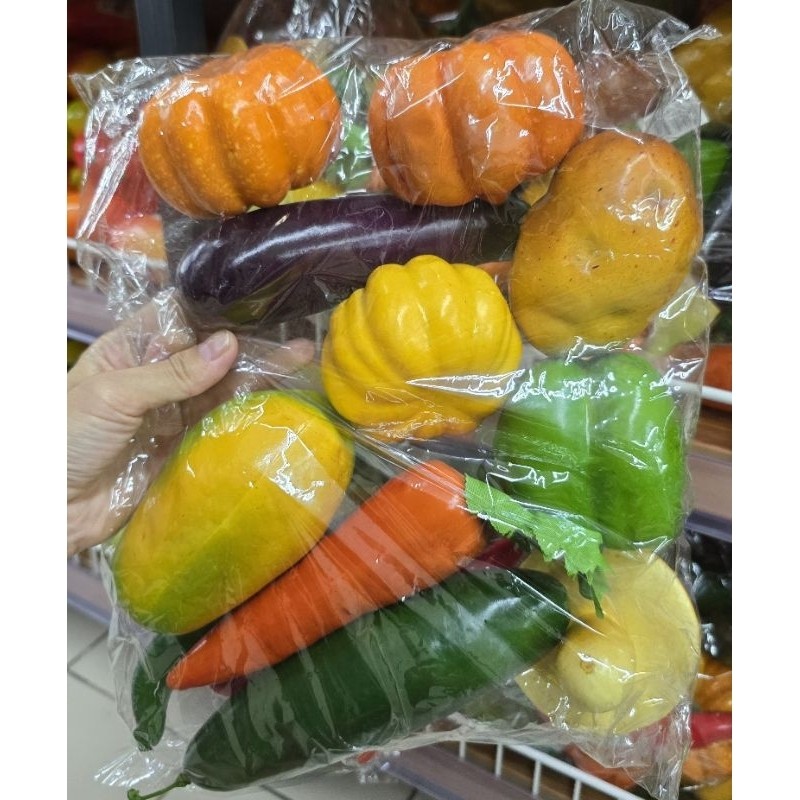 12pcs/-set Sayuran Imitasi Pajangan (Sayuran Imitasi Palsu / Artificial Foam) Murah