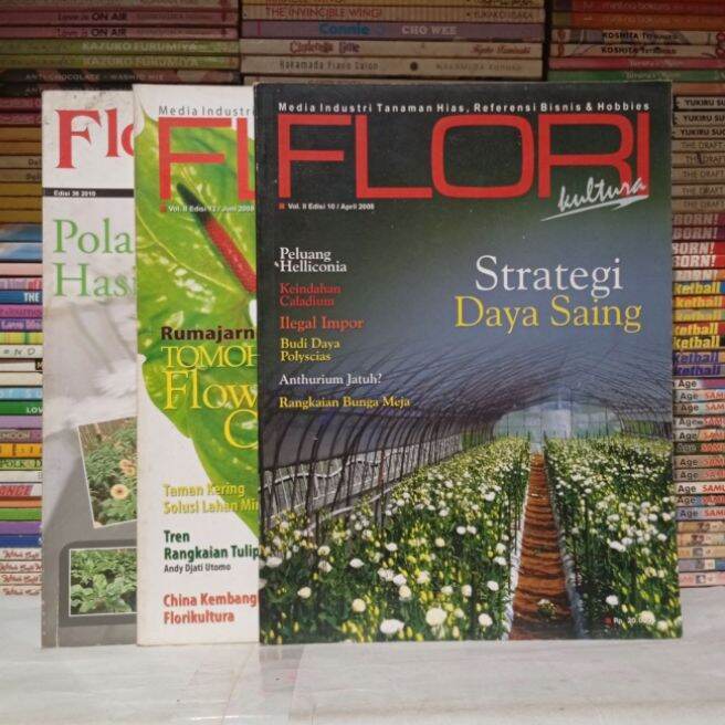 Majalah FLORI Kultura Original bekas