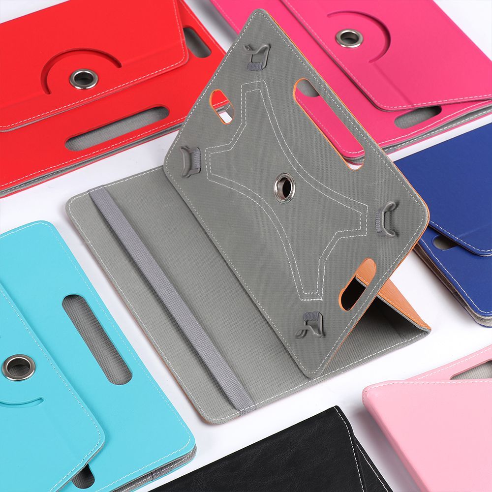 Rotating Protective Shell PU Leather Tablet Case Universal Cover For Samsung Galaxy Tab 7 8 9 10.1 i