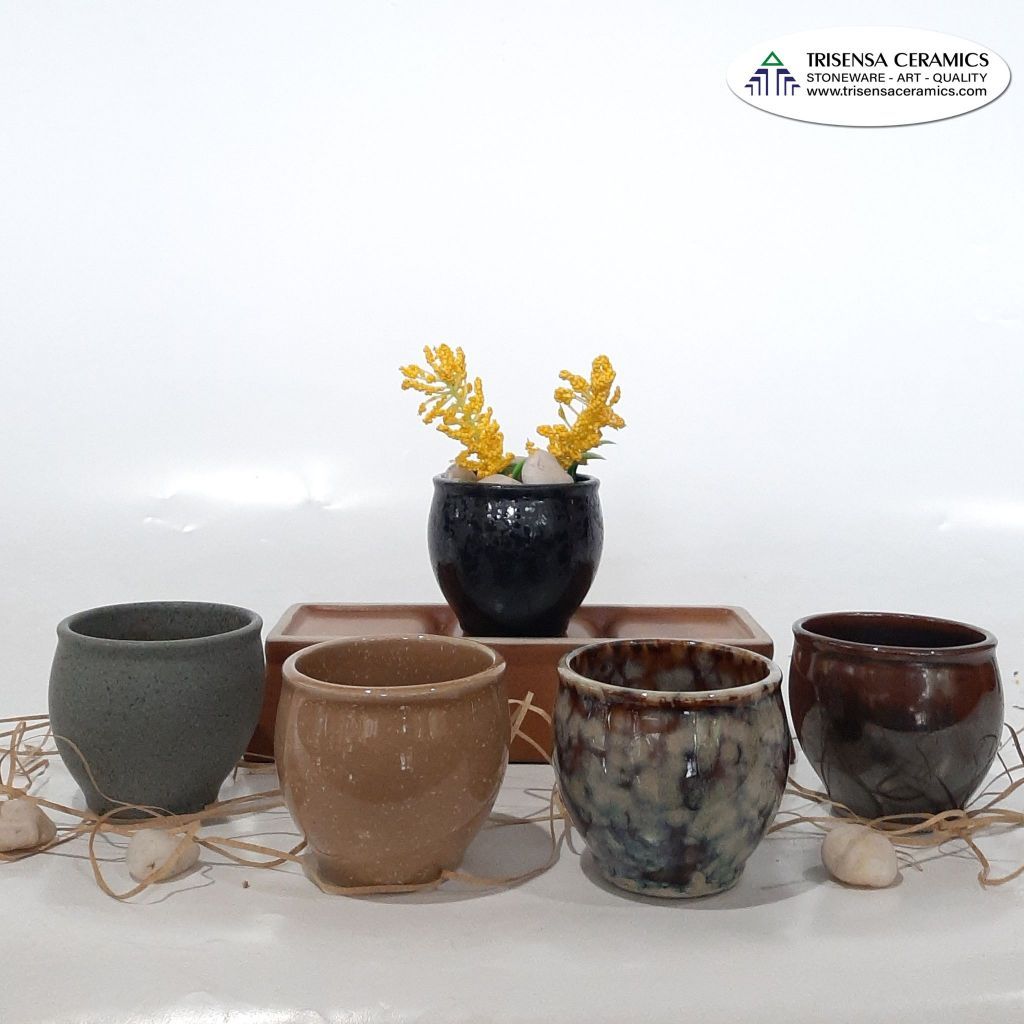 POT MINI BULAT KERAMIK