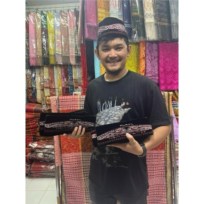 Topi Pecci Gorga Batak Sentuhan Etnik Khas Budaya Batak, Cocok untuk Acara Adat, Souvenir, Koleksi, 