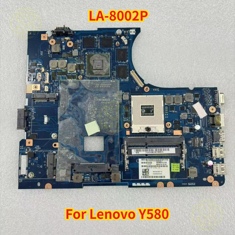 LA-8002P For Lenovo Y580 Laptop Motherboard N13E-GE-A2 GTX660M HM76 DDR3 Test OK
