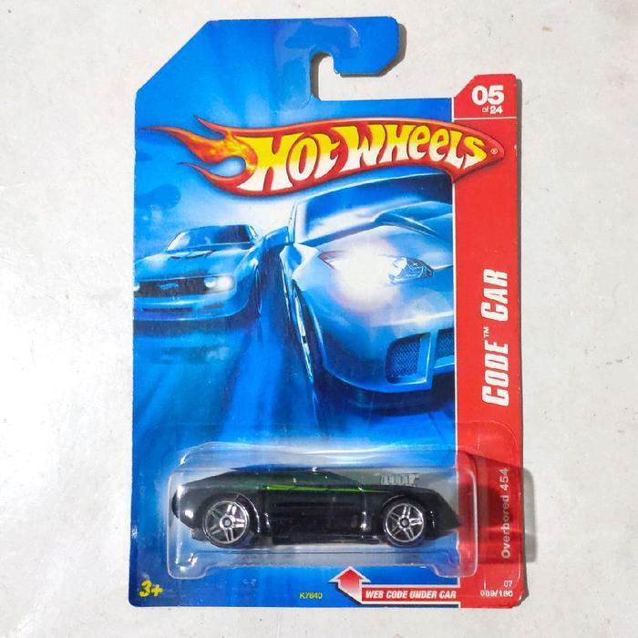 Mainan Hot Wheels Overbored 454 hitam 2007 HW Code Car rare