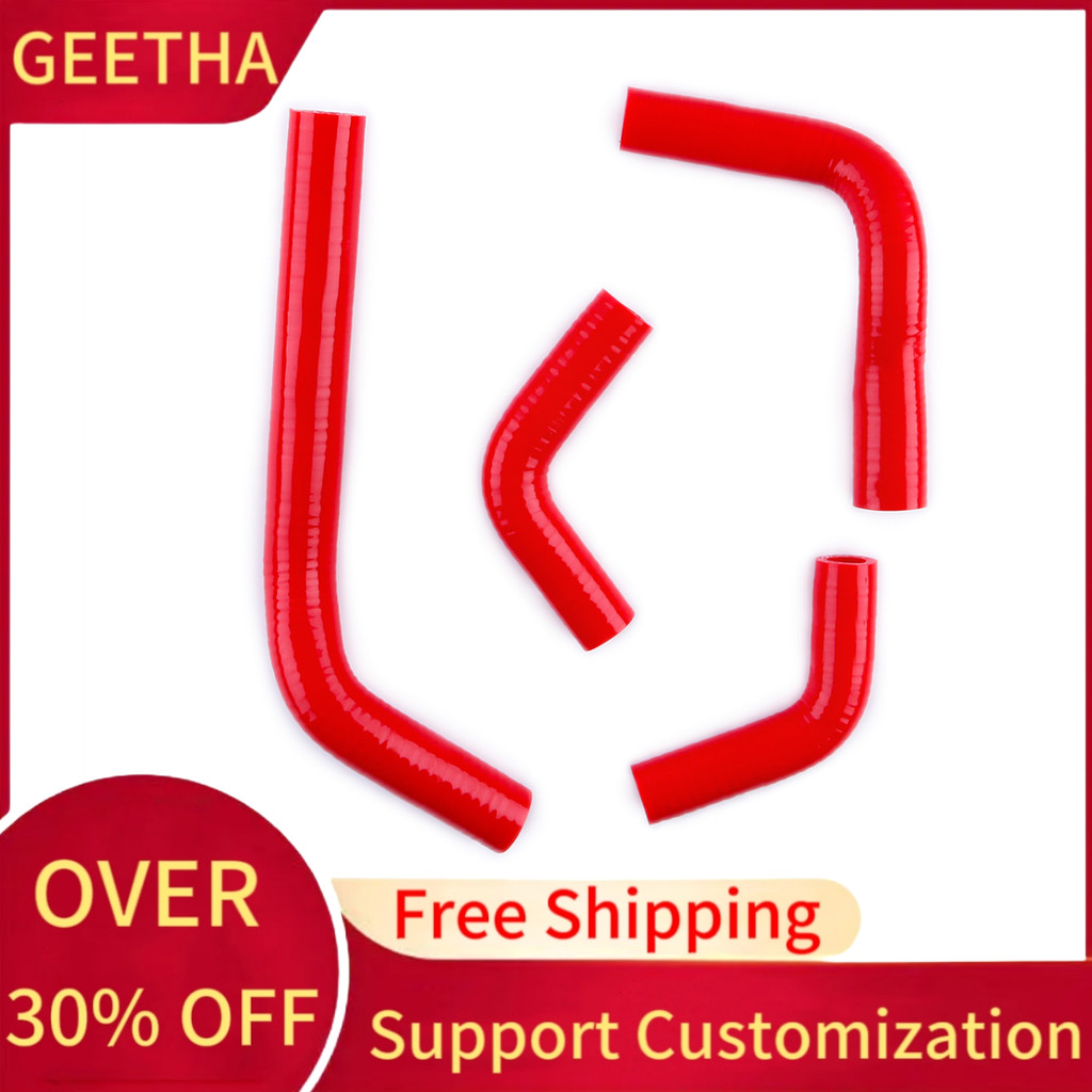 For Honda CRF 250R CRF250R 2004-2009 CRF 250 X CRF250X 2005 2006 2007 2008 Raator Silicone Hoses Tub