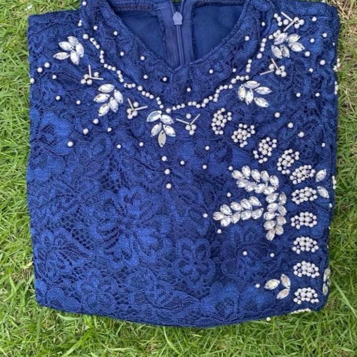 Kebaya Moder Kekinian Kebaya Payet Songket Remaja Cocok Untuk Kebaya Wisuda Kondangan Dan Seragaman 
