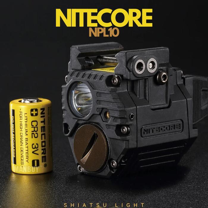 Senter Senapan Pistol Flashlight Senjata Senter Pistol Tactical Gun Light Red Laser 300Lm