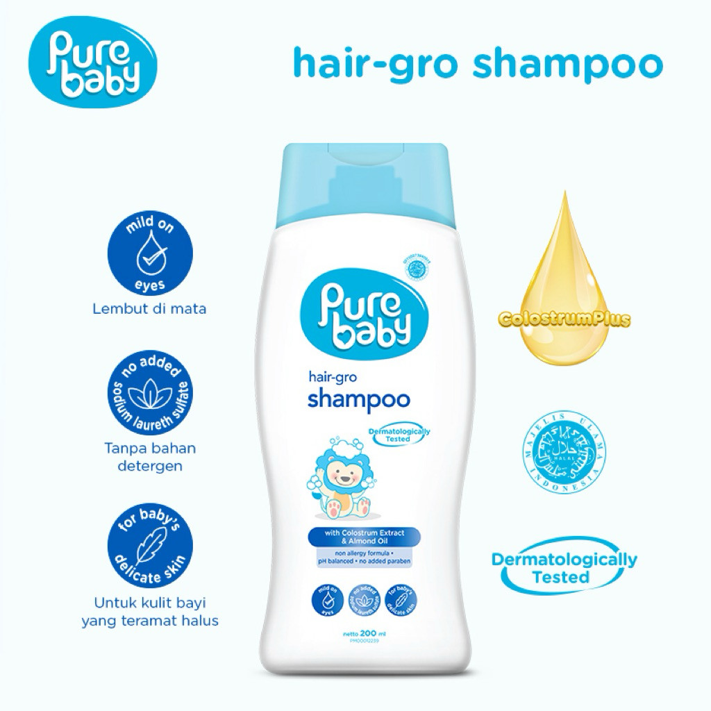 pure baby hair gro Shampoo 200ml