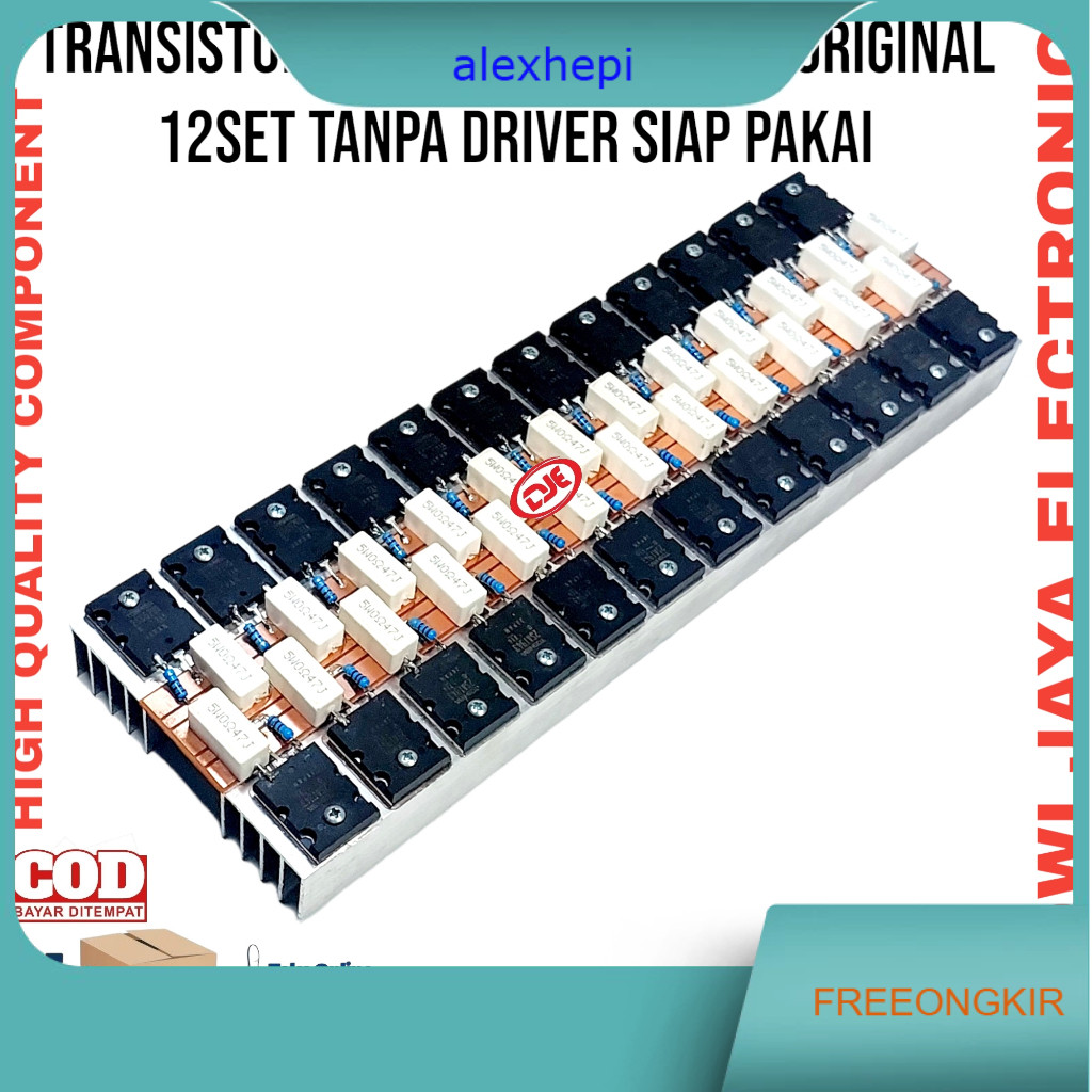 Transistor Final Toshiba 5200 Original Lot 714 12SET Tanpa Driver