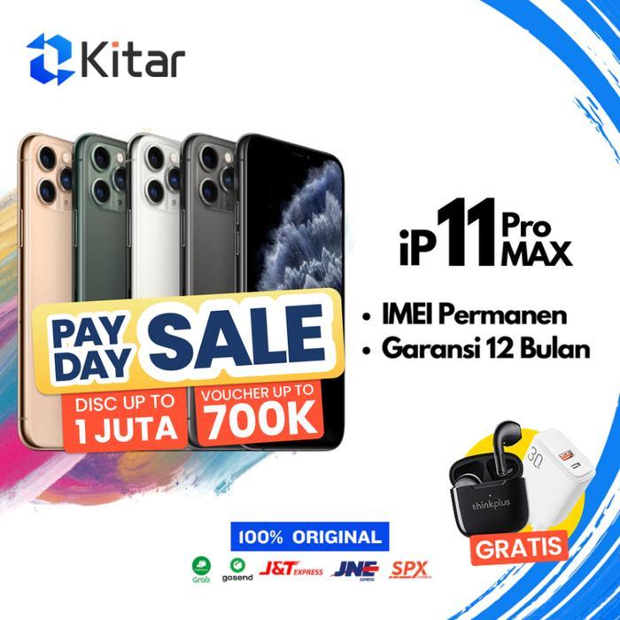 [Secondhand] iPhone 11 Pro Max ex iBox Beacukai IMEI Permanen Garansi 12 Bln Kualitas Teruji Resmi