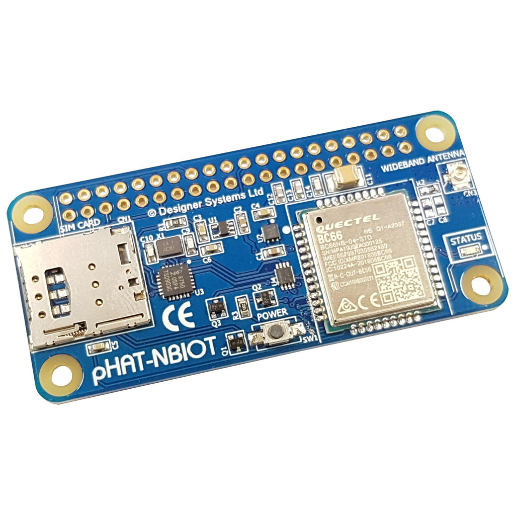 PHATNBIOT Modem Module, LTE Cat NB1, Raspberry Pi