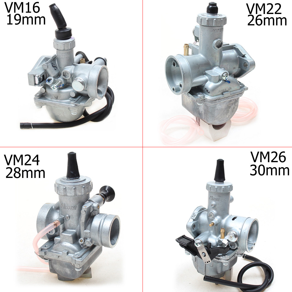 High Performance Mikuni VM16 22 24 26 Carburetor 19mm 26mm 28mm 30mm Carb For 110cc to 250cc rt Pit 