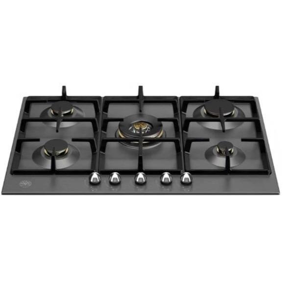 PROMO RAMADHAN Bertazzoni Kompor Tanam 5 tungku,  75cm,  HERITAGE Series Built-in Gas Hob with Centr