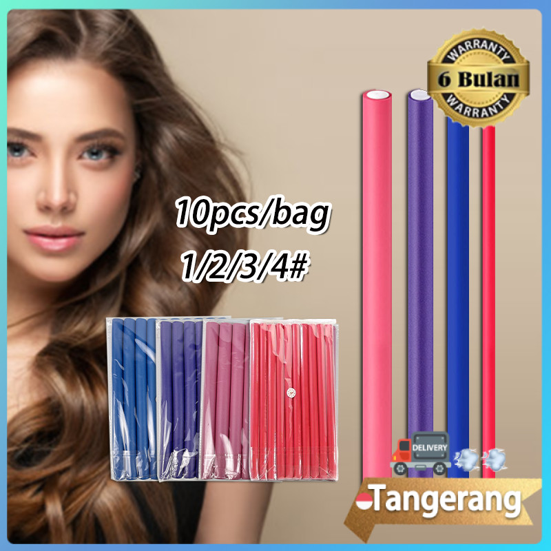 10pcs Roll Rambut Sosis / Rol Keriting Rambut /Alat Keriting Rambut Heatless