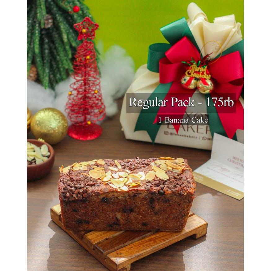 Christmas Hamper Luxon Bakery Banana Cake Parcel Natal Gift - Regular Pack