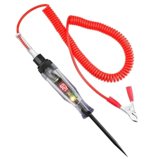 Tespen Digital 6-24V, Tespen Digital DC Multifungsi Tespen Listrik Mobil Motor/tespen Digital/test P