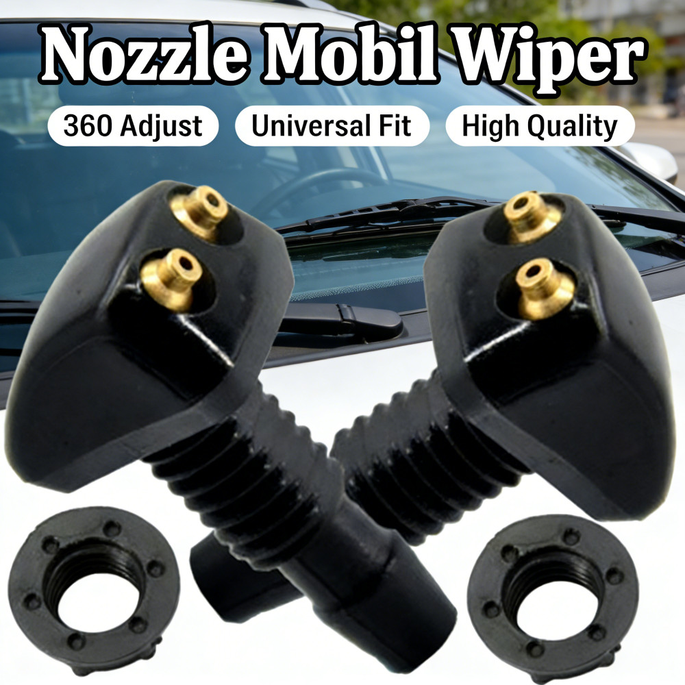 Mobil 360° Nozzle Wiper Nozzle Kaca Mobil Depan Wiper Universal Nozzle