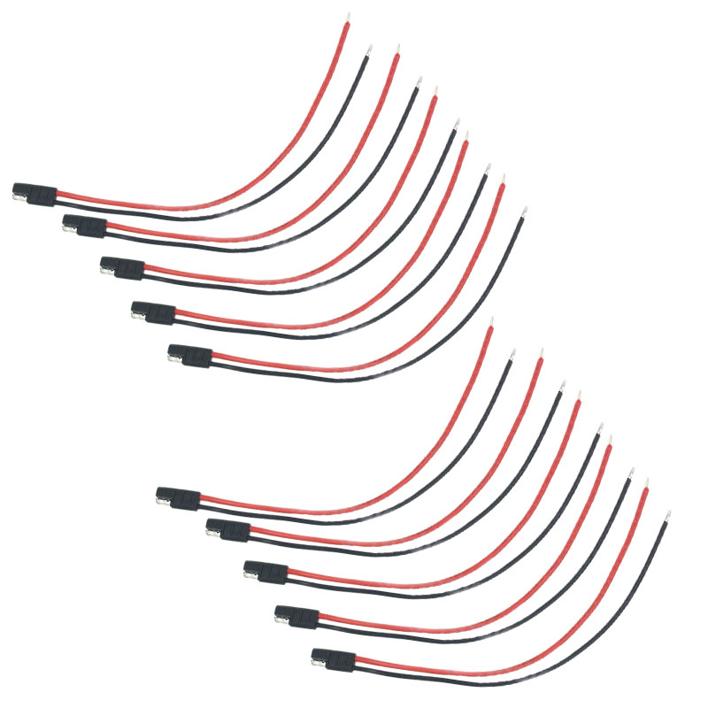 10Pcs Mobile Car Rao DC Power Cord Cable for Motorola GM300 GM950E SM50 M120 SM120 GM950I GM3188 GM3