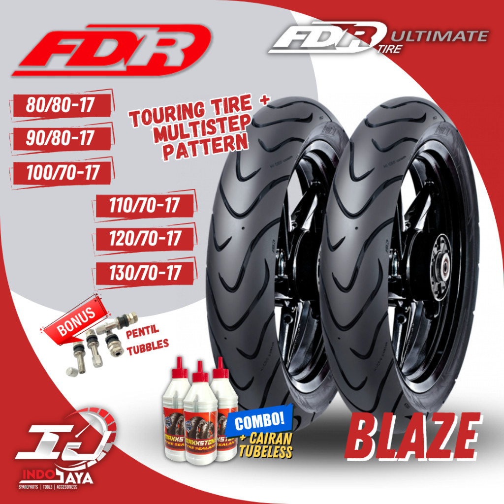 [READY COD] BAN FDR BLAZE RING 17 ( 80/80-17 / 90/80-17 / 100/70-17 / 110/70-17 / 120/70-17 / 130/70