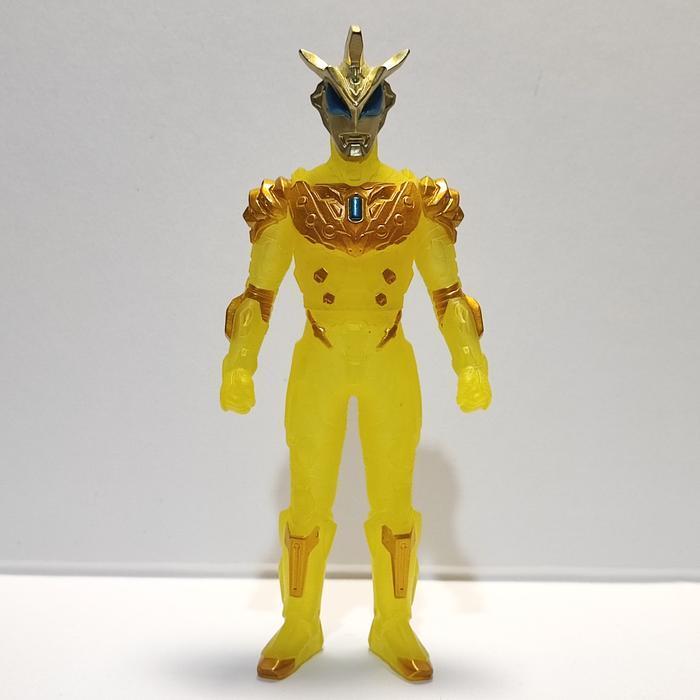ULTRAMAN GEED SOLID BURNING CRYSTAL CLEAR YELLOW TRANSPARANT SPARK DOLL LIMITED VINYL ULTRA HERO SER