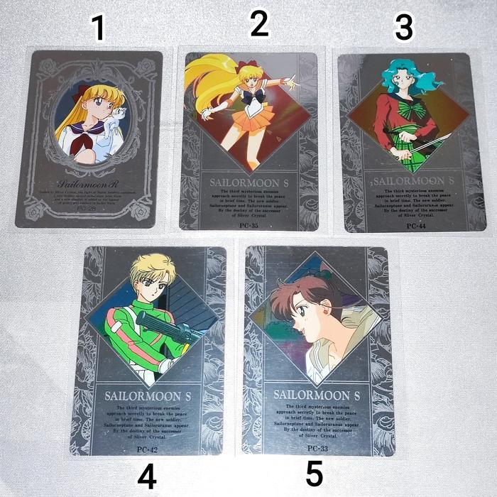 CARD SAILOR MOON  SAILORMOON ORI BANDAI JAPAN SILVER RARE