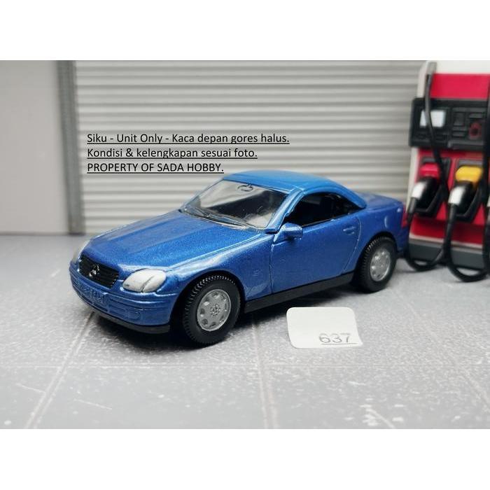 Mercedes Benz SLK 230 Kompressor Biru Siku Diecast Miniatur