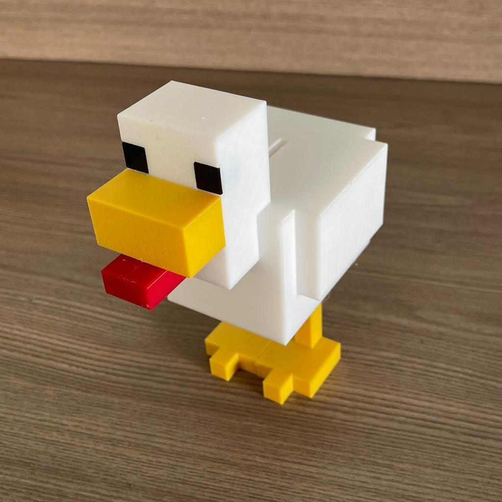 Minicraft Chicken Piggy Bank Celengan Minecraft Souvenir Hadiah Celengan Lucu Unik