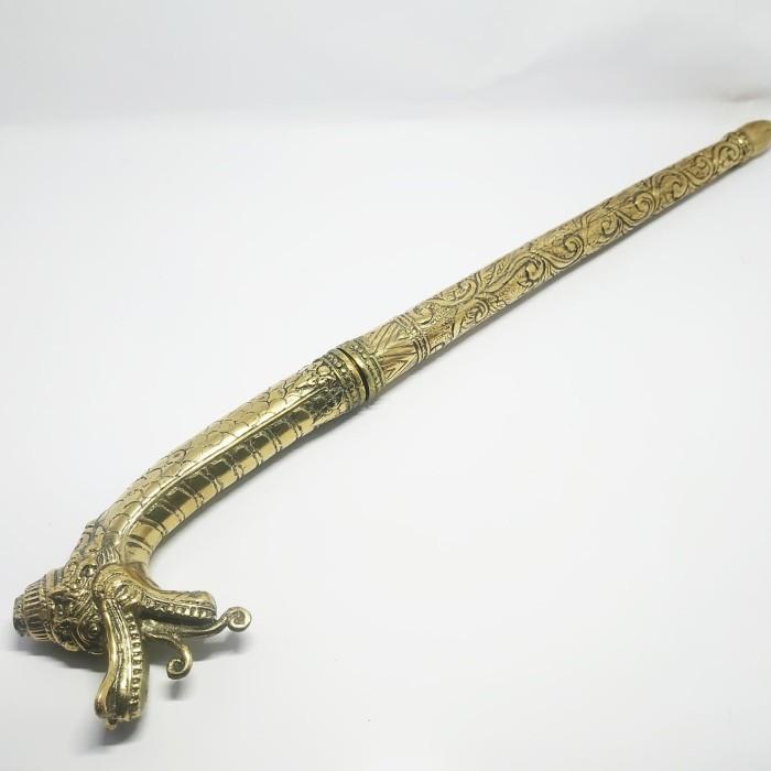 Tongkat Komando Naga Raja Kuningan Isi Pusaka Cacing Kanil Unik Antik