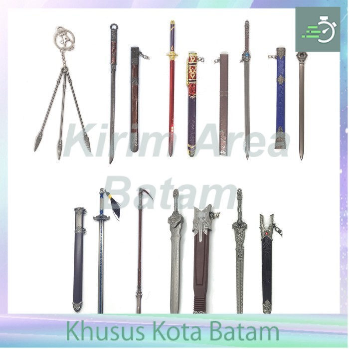 pajangan 22 cm pedang hua jiang hu bu liang ren xu sin