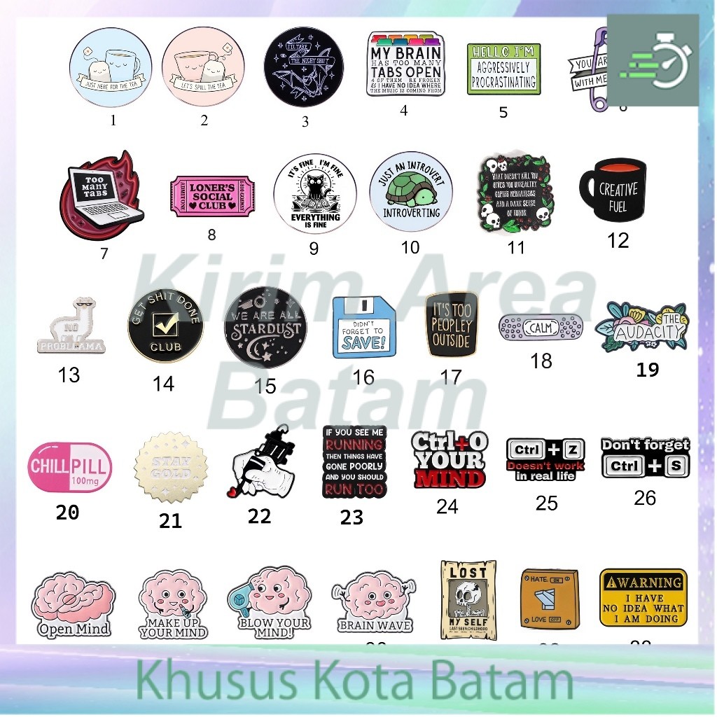 pin besi enamel spill the tea