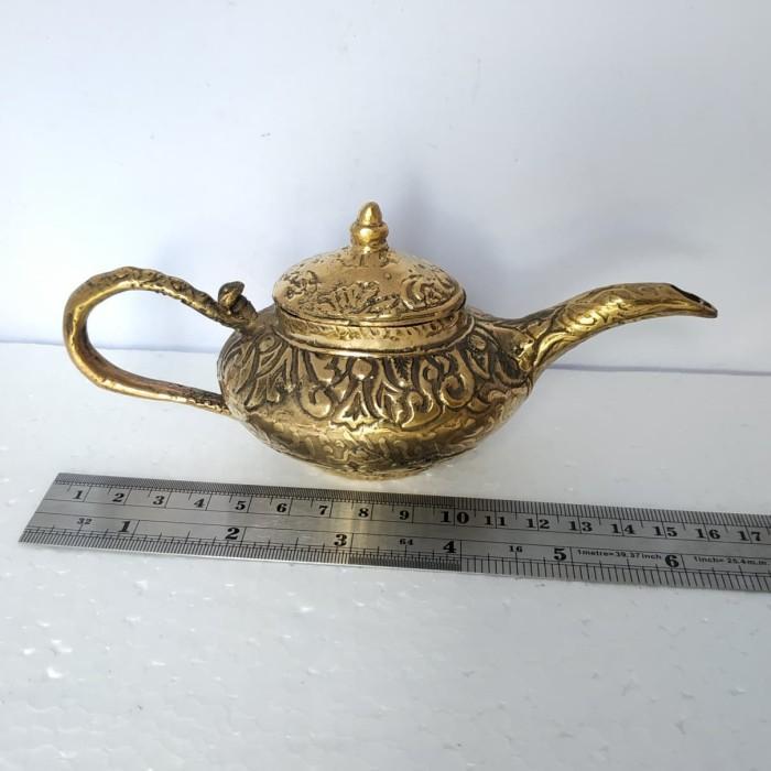 Koleksi Antik Cupu Teko Aladin Kuningan Unik KJ