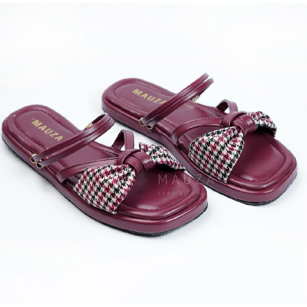 Sandal Slop Wanita Kekinian Sandal Cewek Terbaru