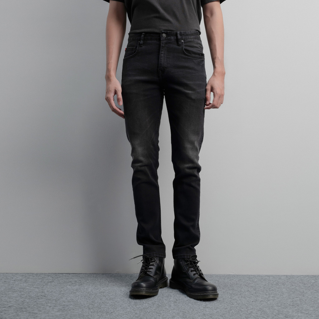 Lee Cooper Jeans Norris Worn Medium Black Gail