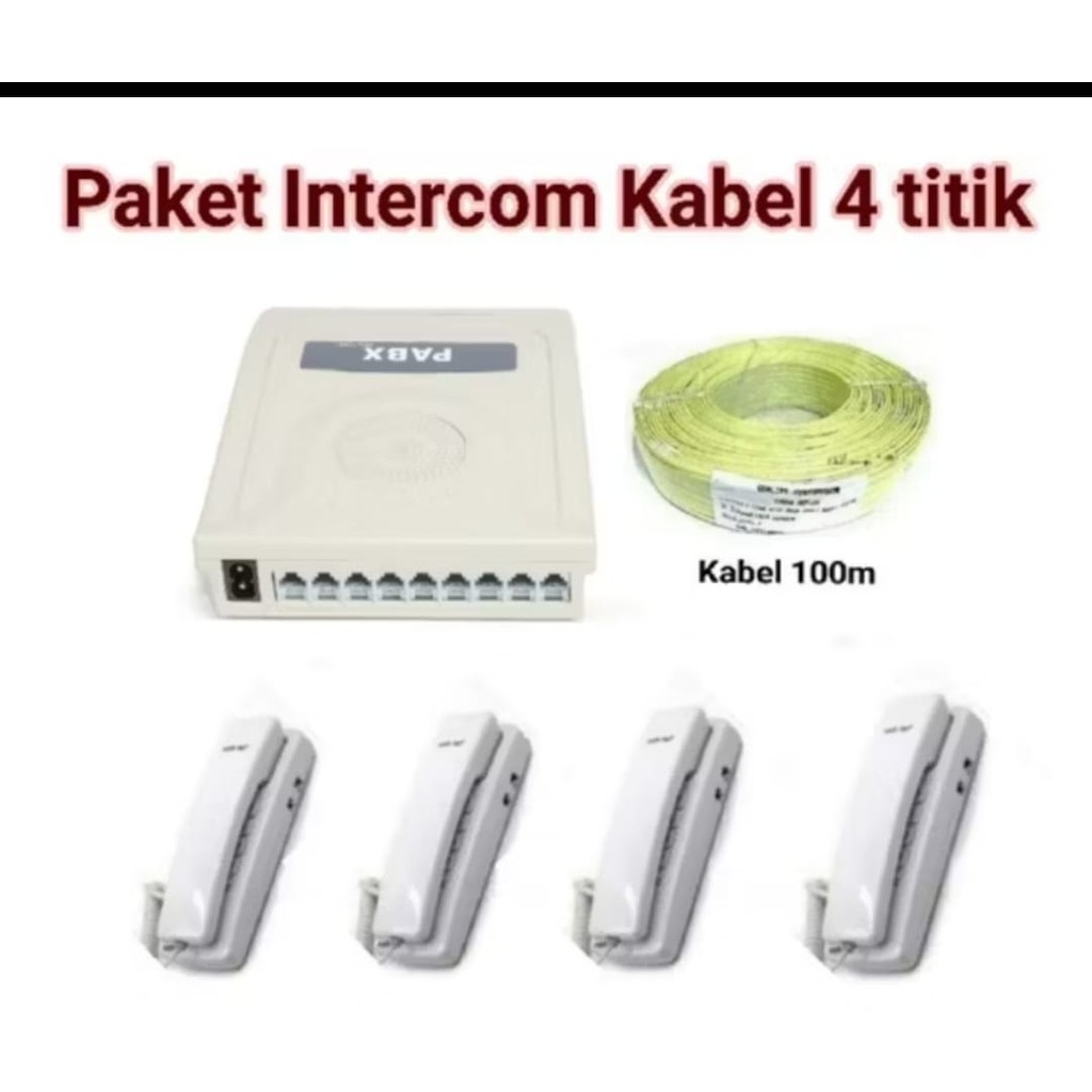 Intercom Rumah Kantor Antar Ruangan Dll / Pabx / Interphone