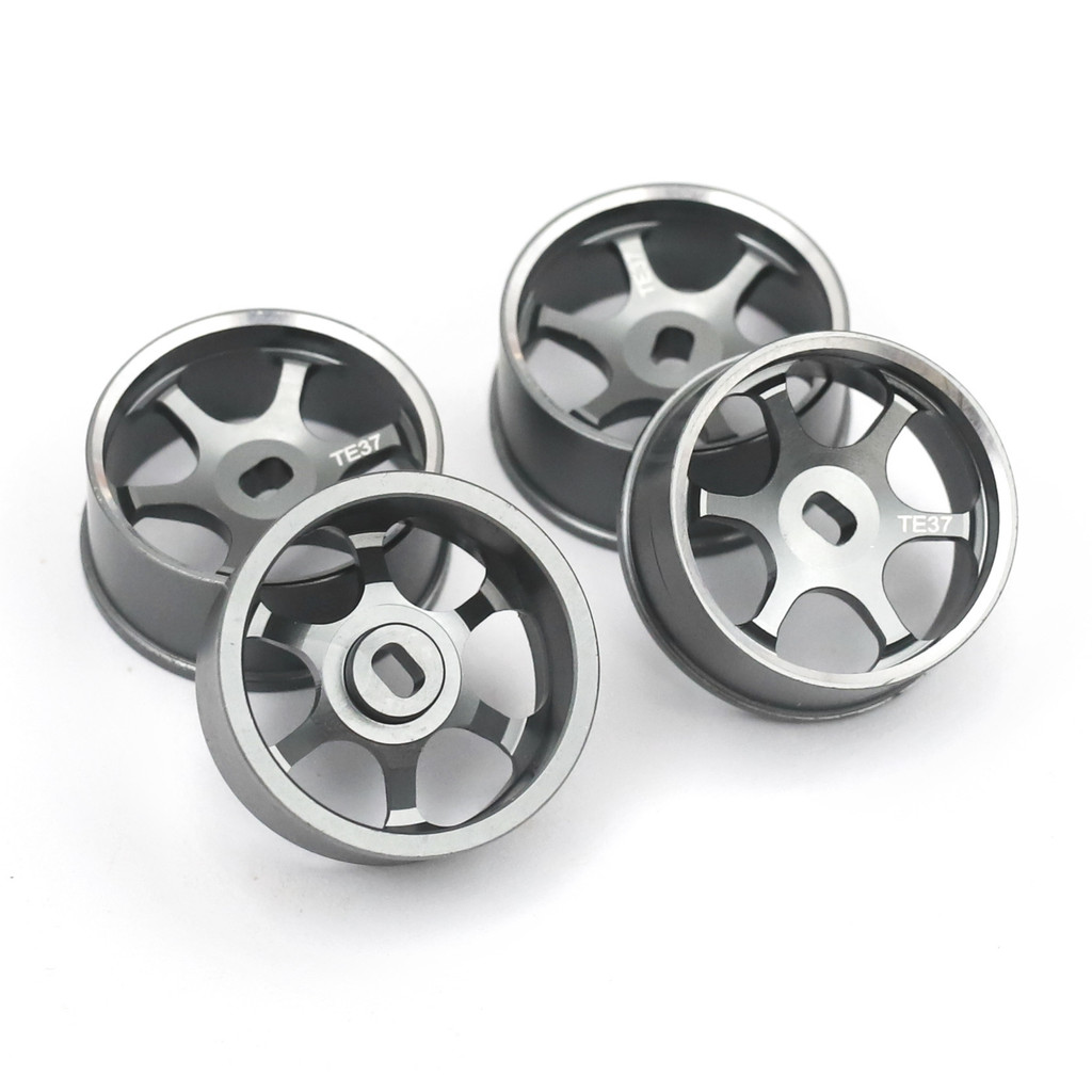 Excellent-4Pcs RC Car Drift Tires Metal Wheels Hub For 1/28 MINI-Z AWD AMZ MINI-Q AMR GLA IW04 RC Ca