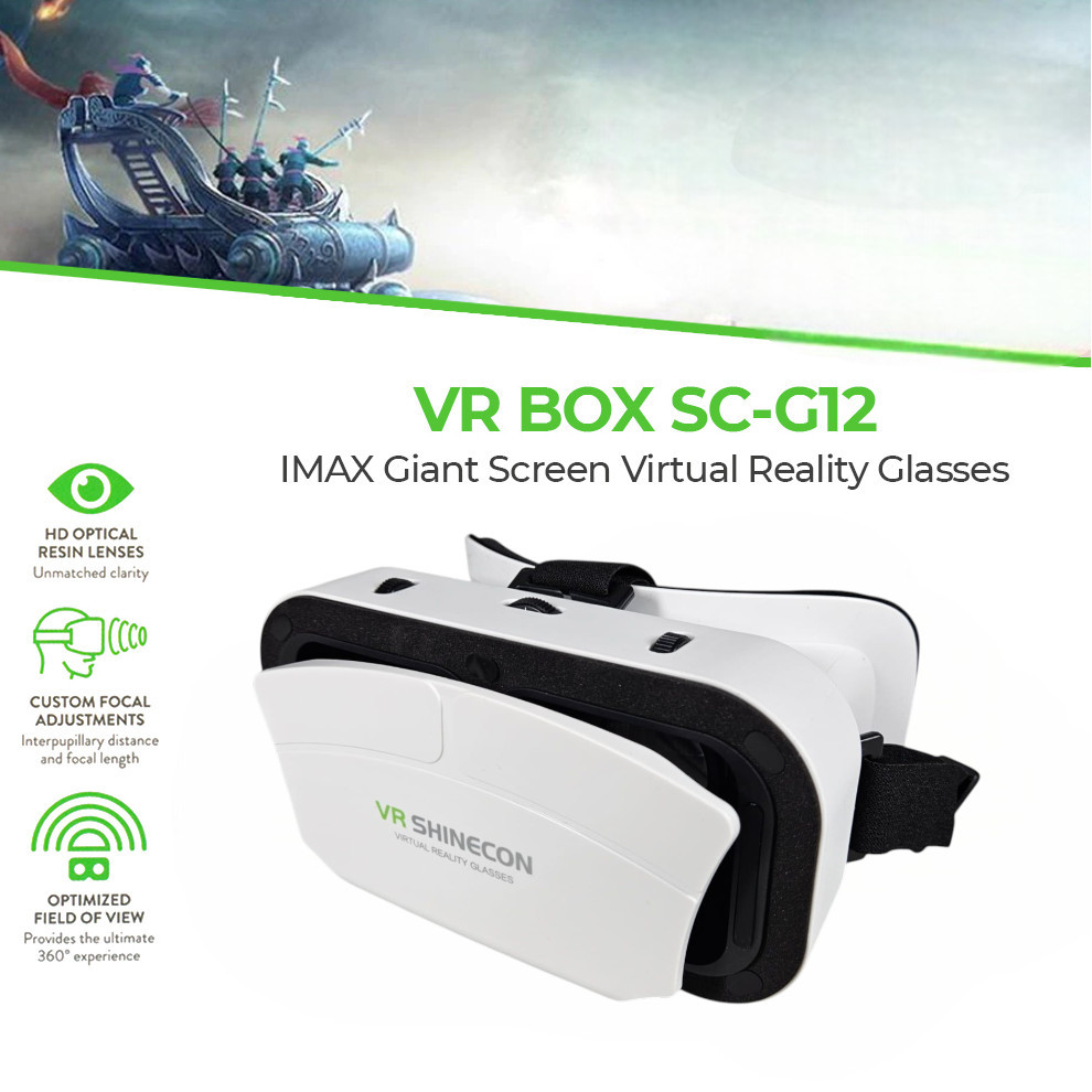 Shinecon VR Box IMAX Giant Screen Virtual Reality Glasses - SC-G12