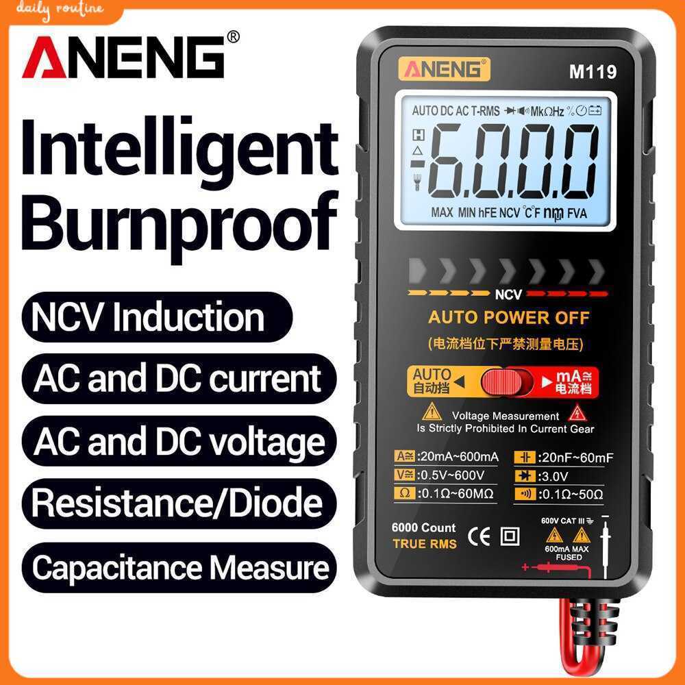 ANENG Digital Multimeter Multitester Voltage Tester with NCV Sensing - M119