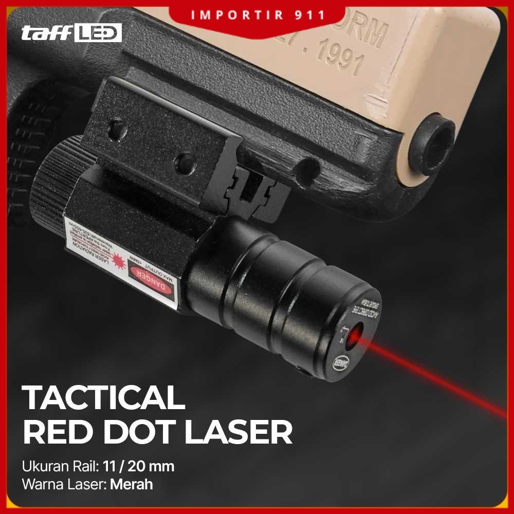 TAFFLED Tactical Red Dot Laser Gun Mount Airsoft Rifle 11/20mm - HJ11