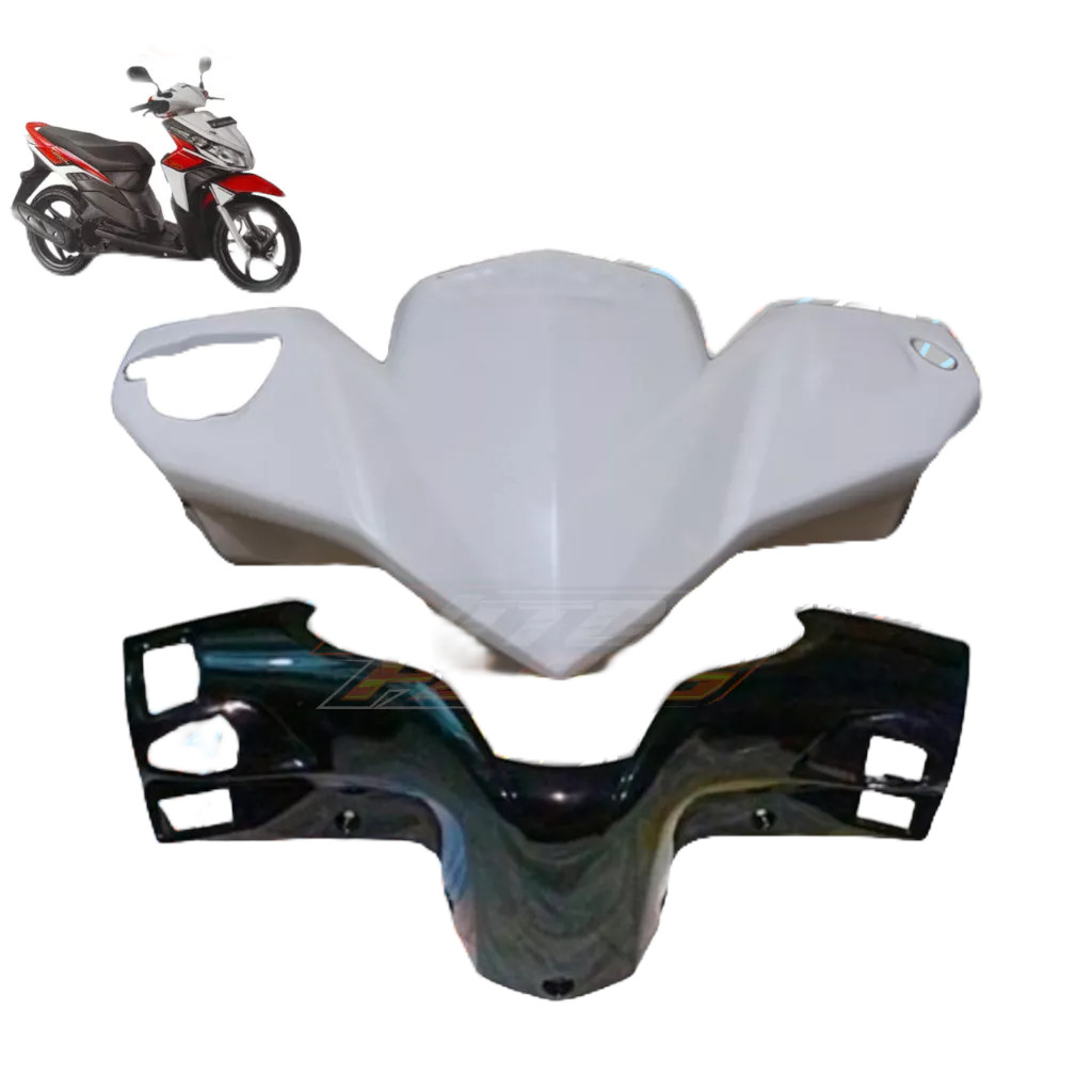 Batok Depan Belakang Vario Techno 110 Karbu Lama Putih / Batok Kepala Depan Belakang Vario Techno 11