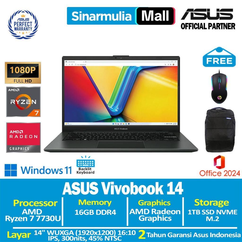 ASUS Vivobook 14 M1405YA Ryzen 7 7730U 1TB SSD 16GB IPS Win11+OHS