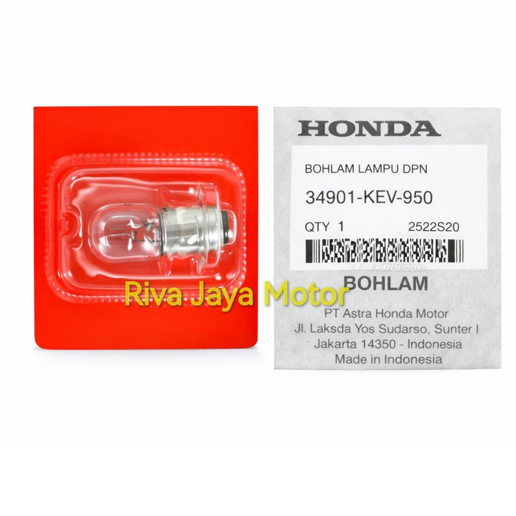 Bohlam Lampu Depan Kaki 3 Supra X Lama GL Pro 12v 35w 35 Watt 34901-KEV-950 Original Ahm Astra Honda