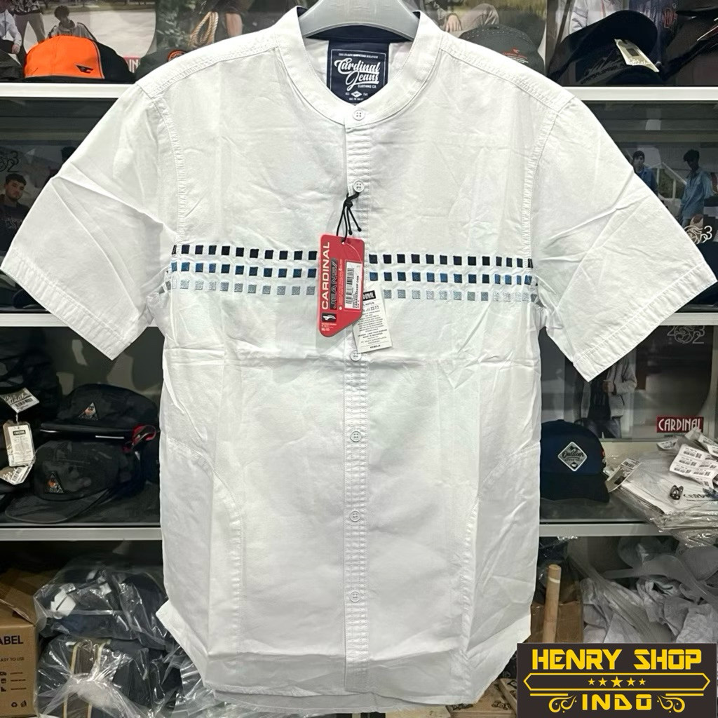 Baju Koko Cardinal Pendek / Kemeja Koko Cardinal  (Harga Promosi)