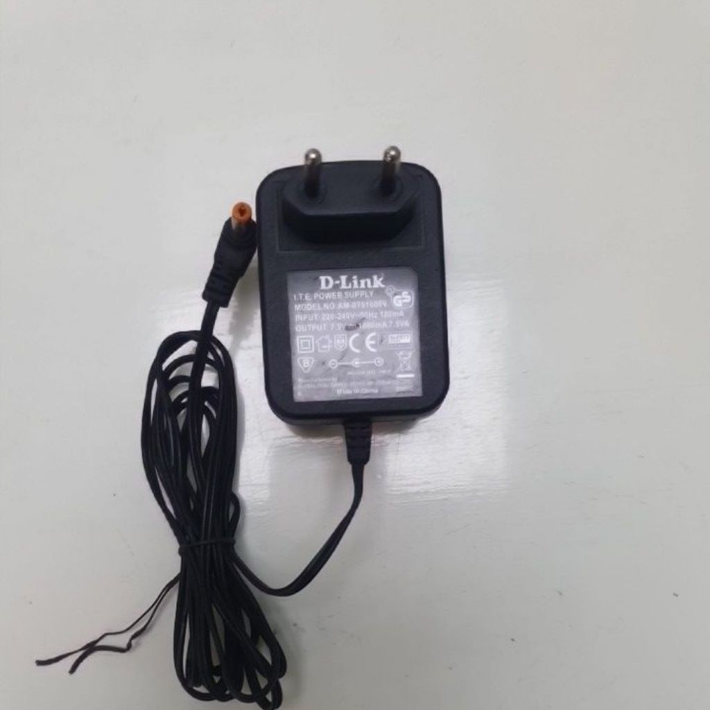 Adaptor  Router D-Link 7.5v 1000mA