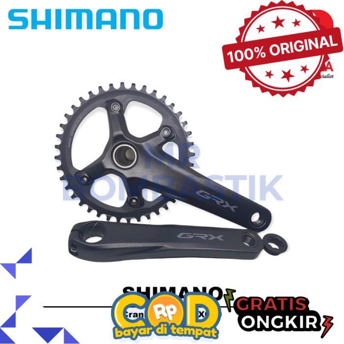 Shimano GRX FC-RX600 Crank Sepeda Gravel Hollowtech - 40T 170mm