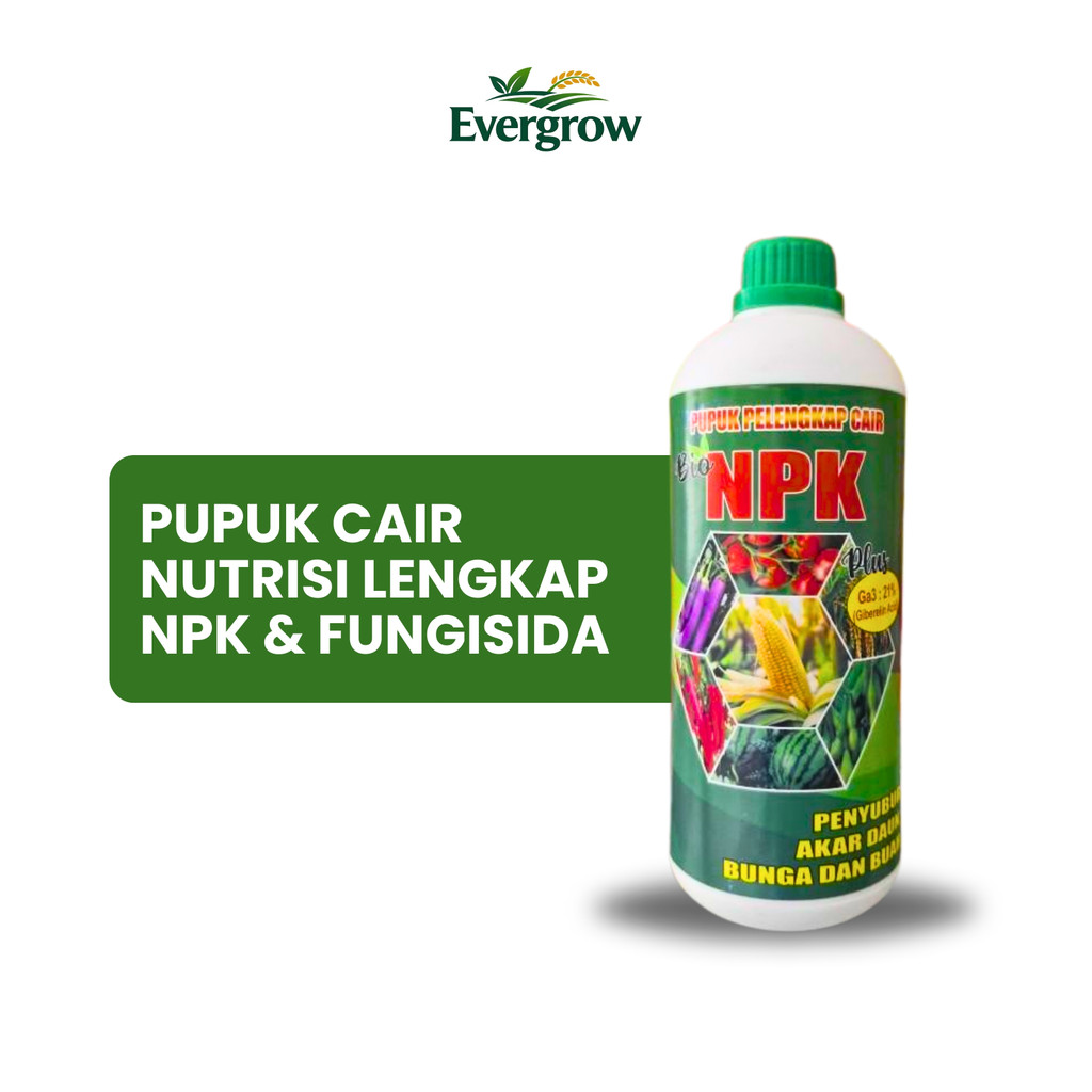 BIO NPK Plus 1 Liter – Pupuk Cair Nutrisi Lengkap NPK & Fungisida