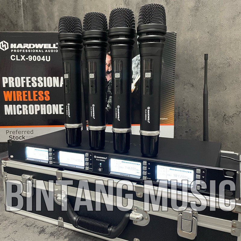 Mic Wireless Hardwell CLX9004U Original free koper hardwell clx 9004u