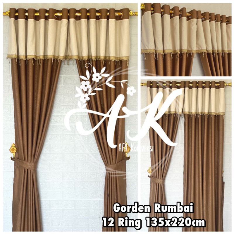 GORDEN RUMBAI RENDA KRISTAL GORDEN PONI RUMBAI GORDEN PINTU DAN GORDEN JENDELA GORDEN EMBOS GORDEN S