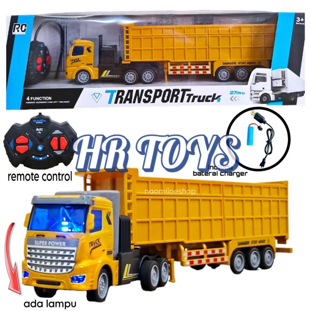 HOT DEALS Mobil RC Truck Kontainer Remote Control Truk Trailer Panjang Mobil Remot Anak Mainan RC