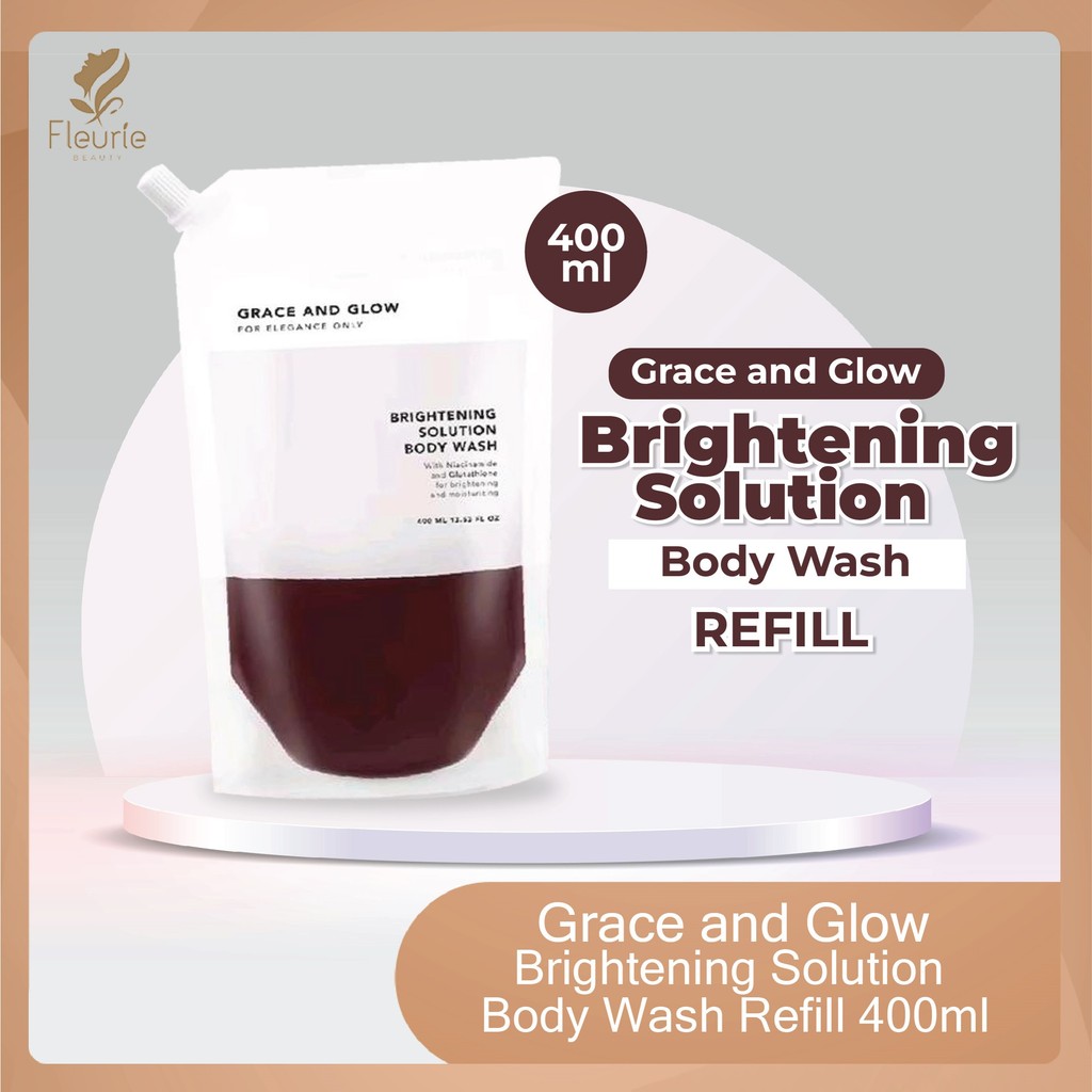 Grace and Glow Brightening Solution Body Wash / Sabun Mandi REFILL By Grace&Glow